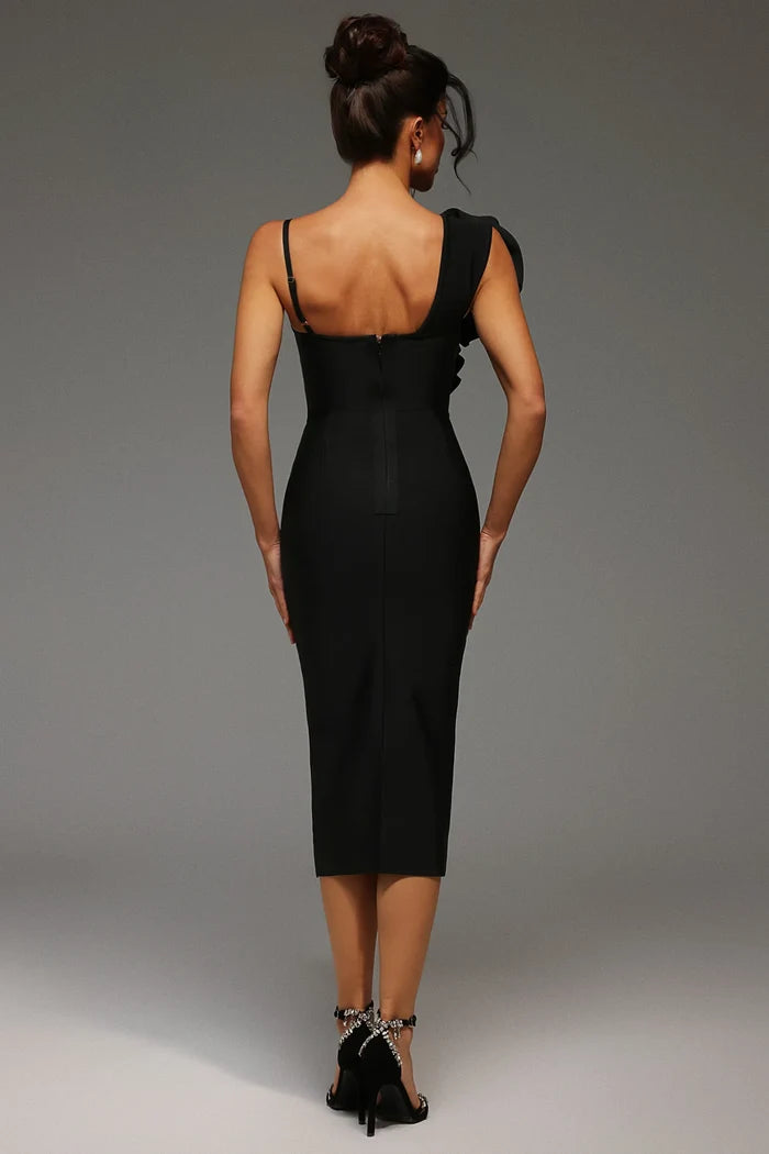 Toscania One-Shoulder Floral Dress
