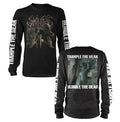 skinless Trample Black Long Sleeve front and back