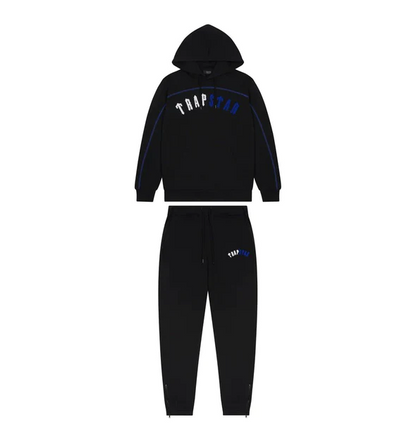 Trapstar Irongate Arch Tracksuit Black Ice Edition