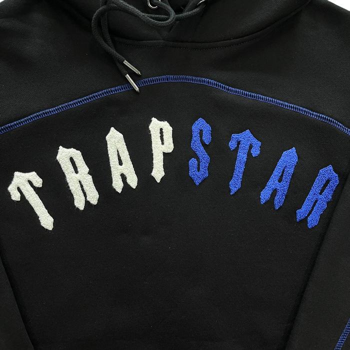 Trapstar Irongate Arch Tracksuit Black Ice Edition