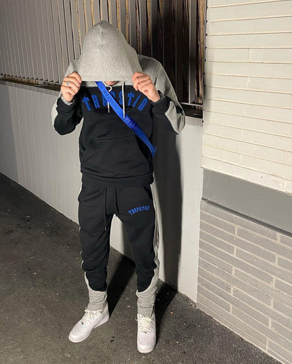 Trapstar Irongate Arch Tracksuit Black/Blue/Grey