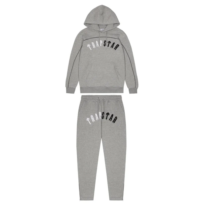 Trapstar Irongate Arch Tracksuit Grey Monochrome Edition