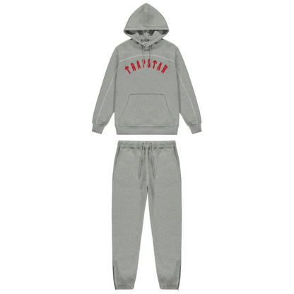 Trapstar Irongate Arch Tracksuit Grey/Red