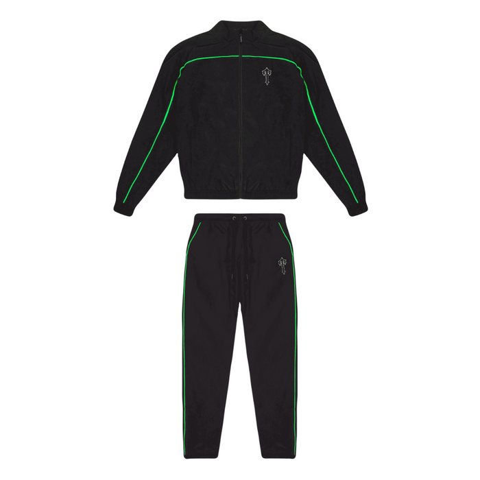 Trapstar Irongate T Shell Suit Black/Green