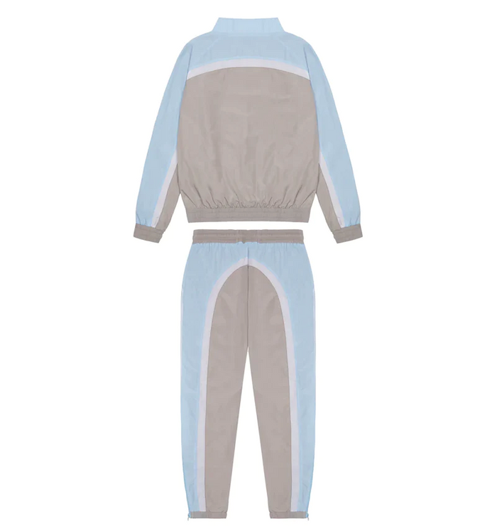 Trapstar Irongate T Shell Suit Grey/White/Cashmere Blue