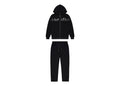 Trapstar Script Zip Through Tracksuit Black/Grey