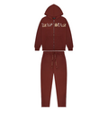 Trapstar Script Zip Through Tracksuit Zinfandel