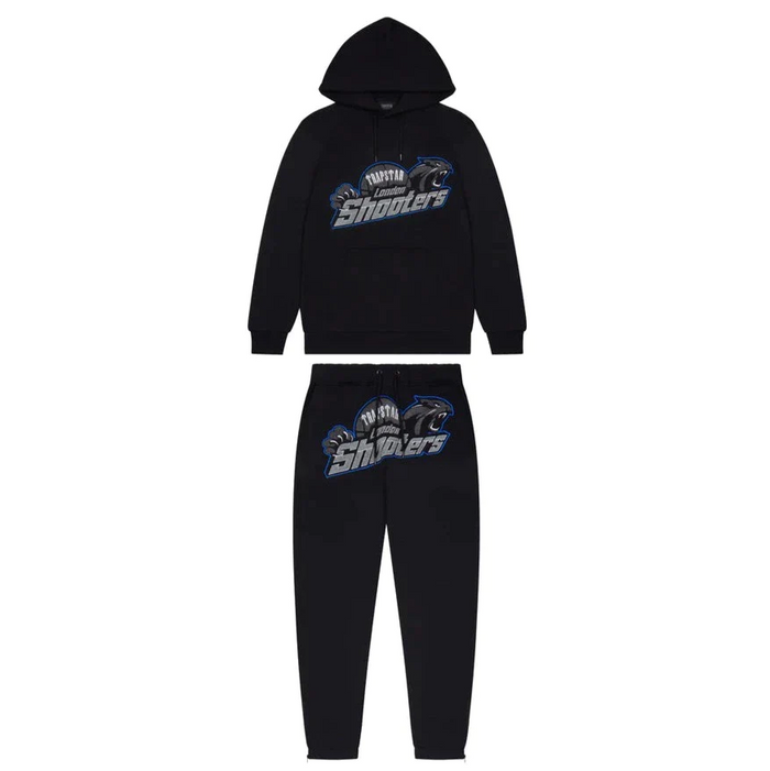 Trapstar Shooters Hoodie Tracksuit Black Ice Flavours