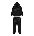Trapstar Shooters Hoodie Tracksuit Black/Lime
