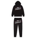 Trapstar Shooters Hoodie Tracksuit Black/Red