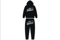 Trapstar Shooters Hoodie Tracksuit Black/Skyblue