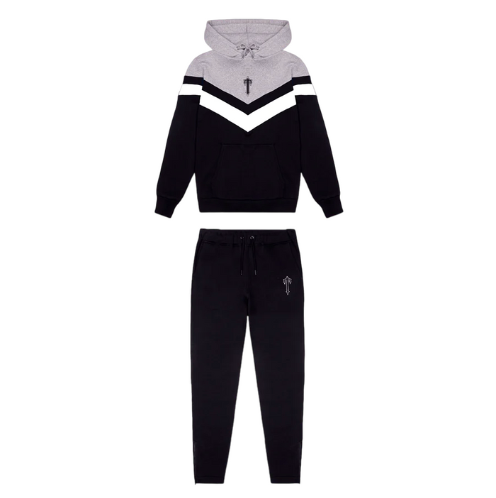 Trapstar V Stripe Tracksuit Black/White