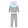 Trapstar V Stripe Tracksuit Cashmere Blue/White/Marl Grey