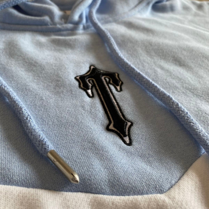 Trapstar V Stripe Tracksuit Cashmere Blue/White/Marl Grey