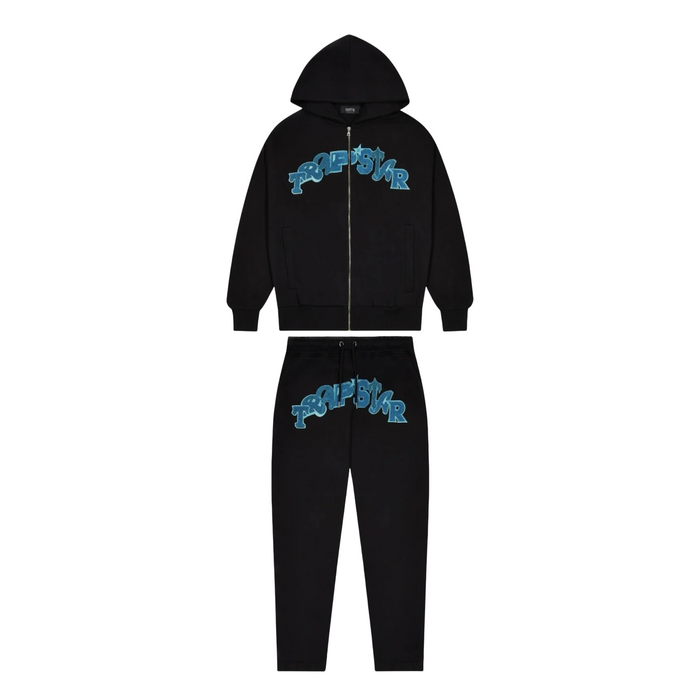 Trapstar Wildcard Tracksuit Black/Teal