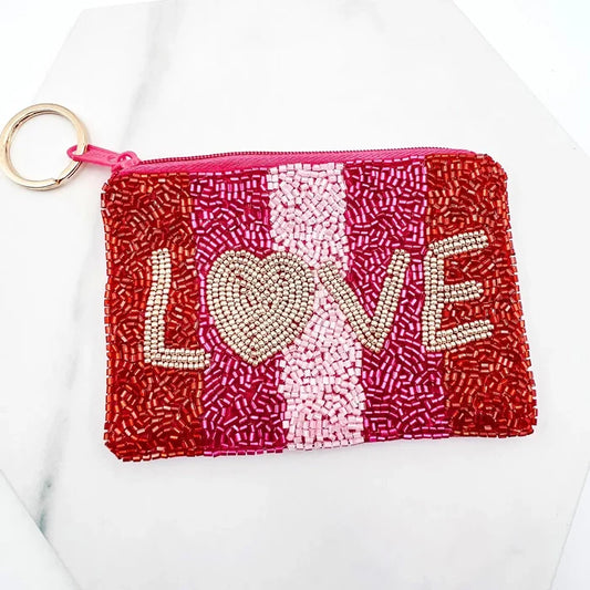 Treasure Jewels Beaded Pouch