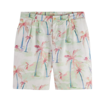 Twilt - Printed Pleated Bermuda Shorts