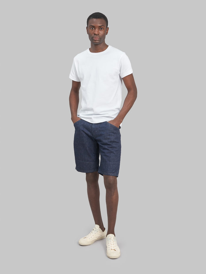 ues denim indigo short pants  style
