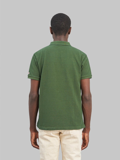 ues polo shirt green back fit