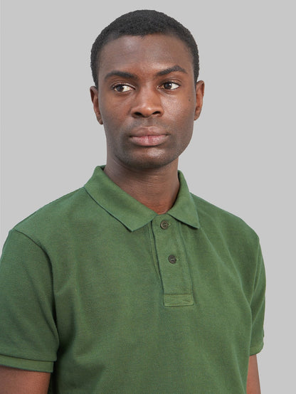 ues polo shirt green chest