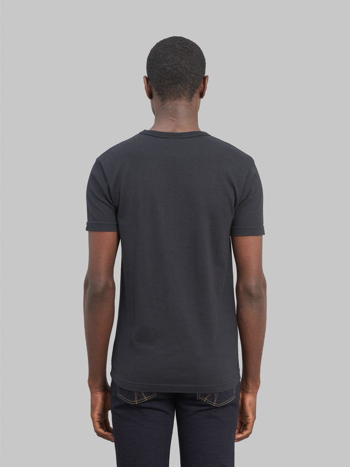 UES Ramayana crewneck TShirt black model back fit