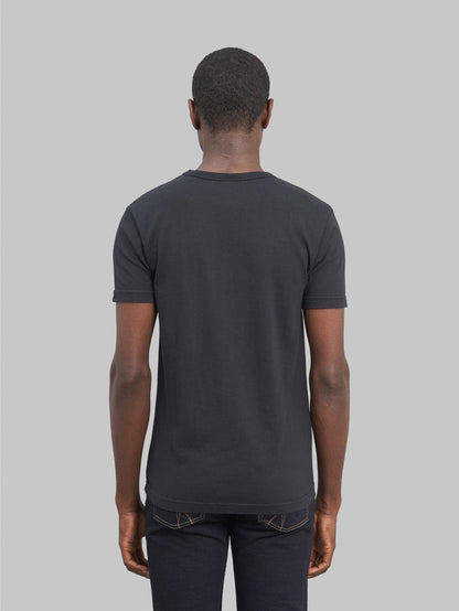 UES Ramayana crewneck TShirt black model back fit