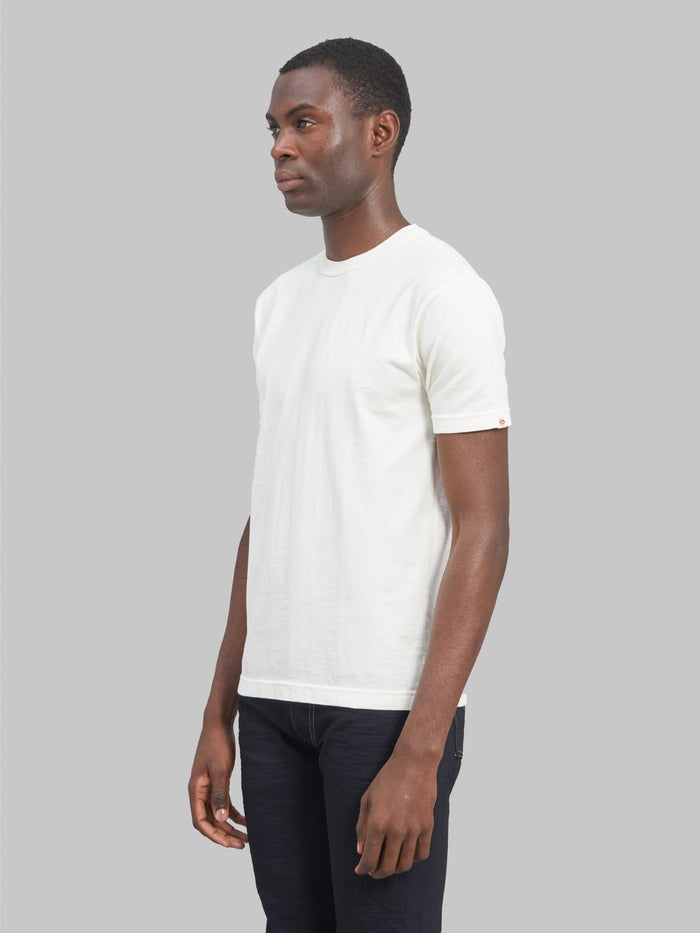 UES Ramayana crewneck TShirt white  side fit