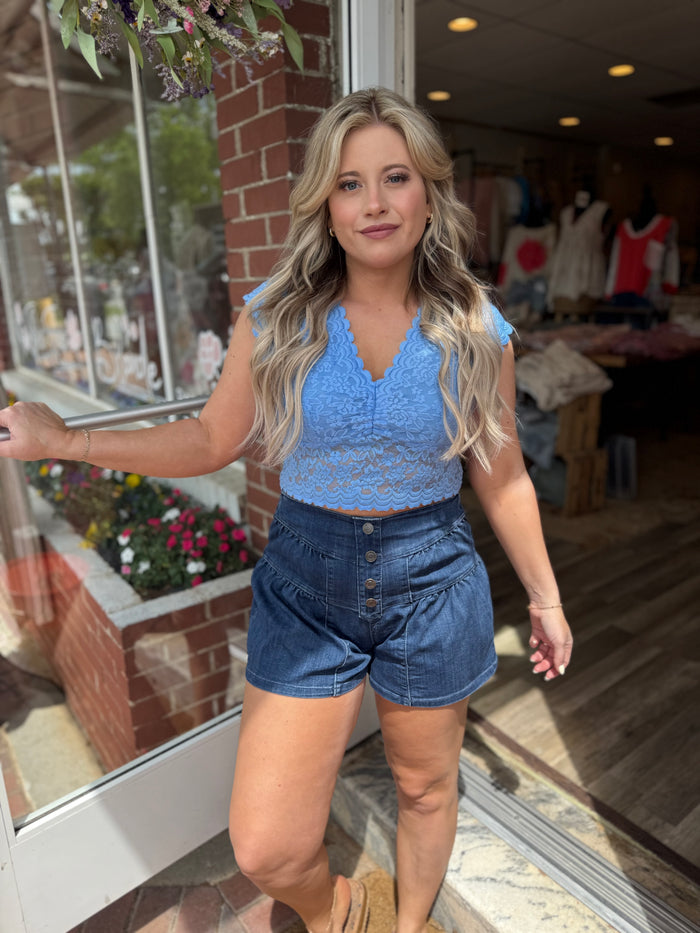 Ultramarine Lace Tank