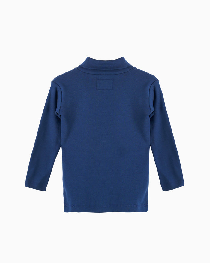 Chelsea Clothing Company Roll Neck Unisex Classic Roll Neck in Navy