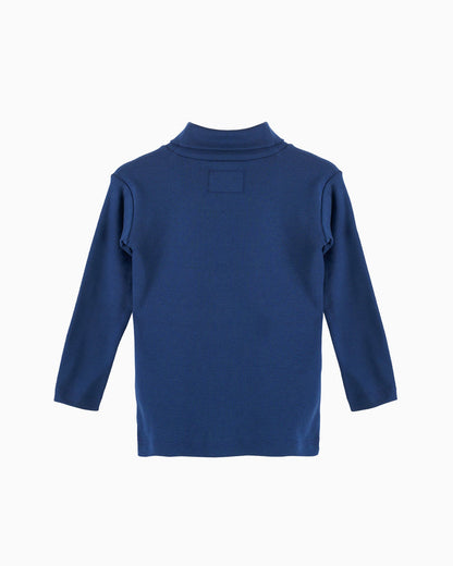 Chelsea Clothing Company Roll Neck Unisex Classic Roll Neck in Navy