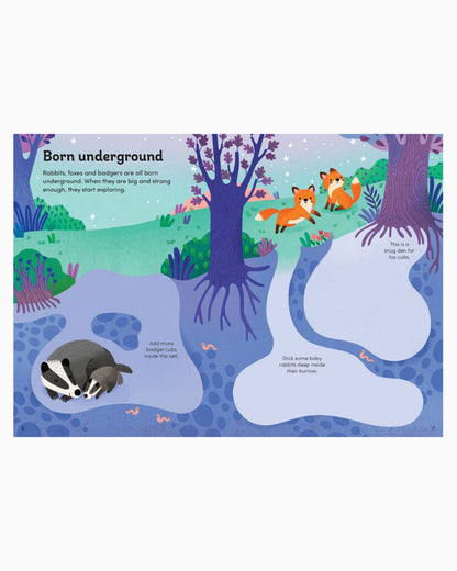Usborne Book Usborne Little First Baby Animals Sticker Book
