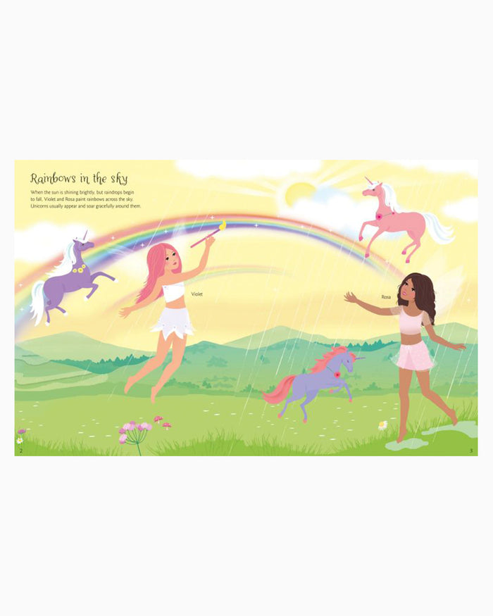 Usborne Book Usborne's Dolly Dressing Unicorns Sticker Book