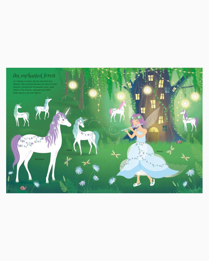 Usborne Book Usborne's Dolly Dressing Unicorns Sticker Book
