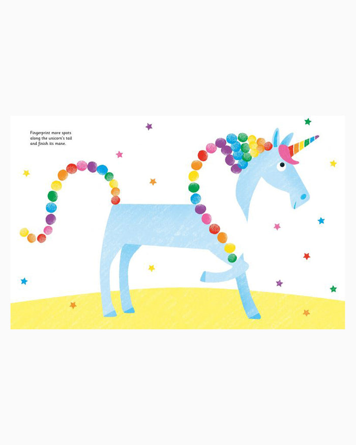 Usborne Book Usborne's Fingerprint Activities Book: Unicorns and Fairies