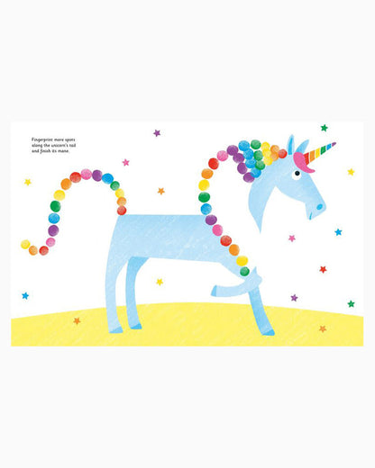 Usborne Book Usborne's Fingerprint Activities Book: Unicorns and Fairies