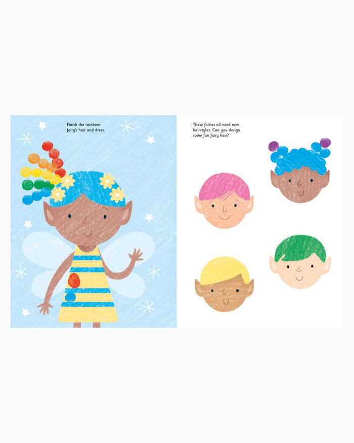 Usborne Book Usborne's Fingerprint Activities Book: Unicorns and Fairies