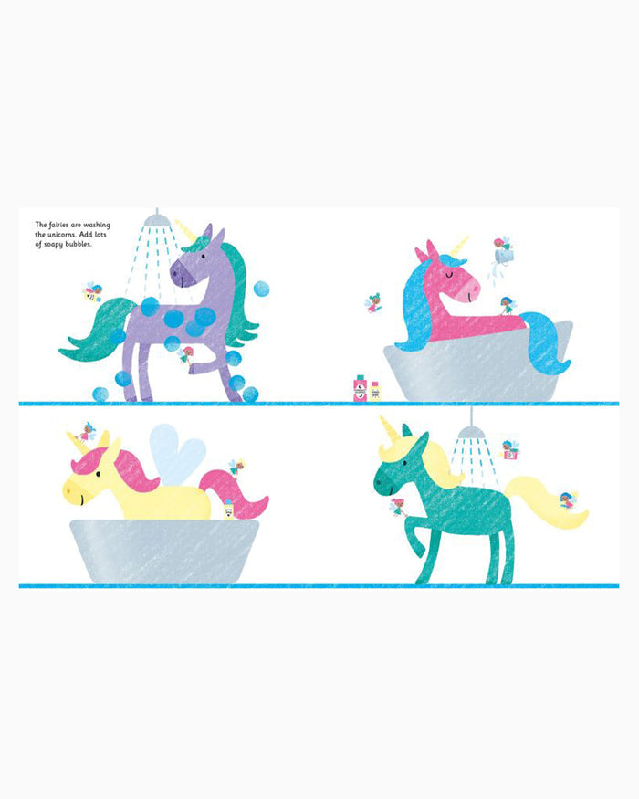 Usborne Book Usborne's Fingerprint Activities Book: Unicorns and Fairies