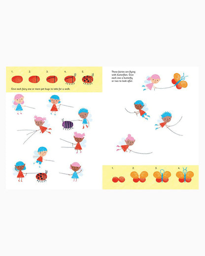 Usborne Book Usborne's Fingerprint Activities Book: Unicorns and Fairies