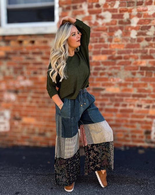 Vintage Tiered Pants