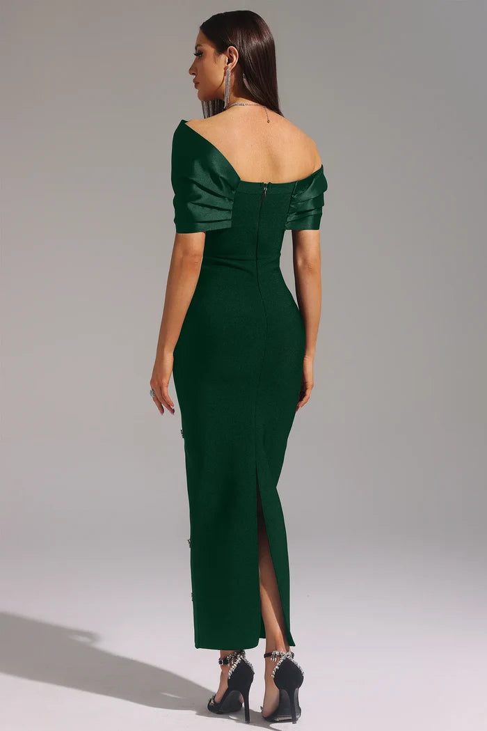 Vivienne Diamond Bow Bandage Dress