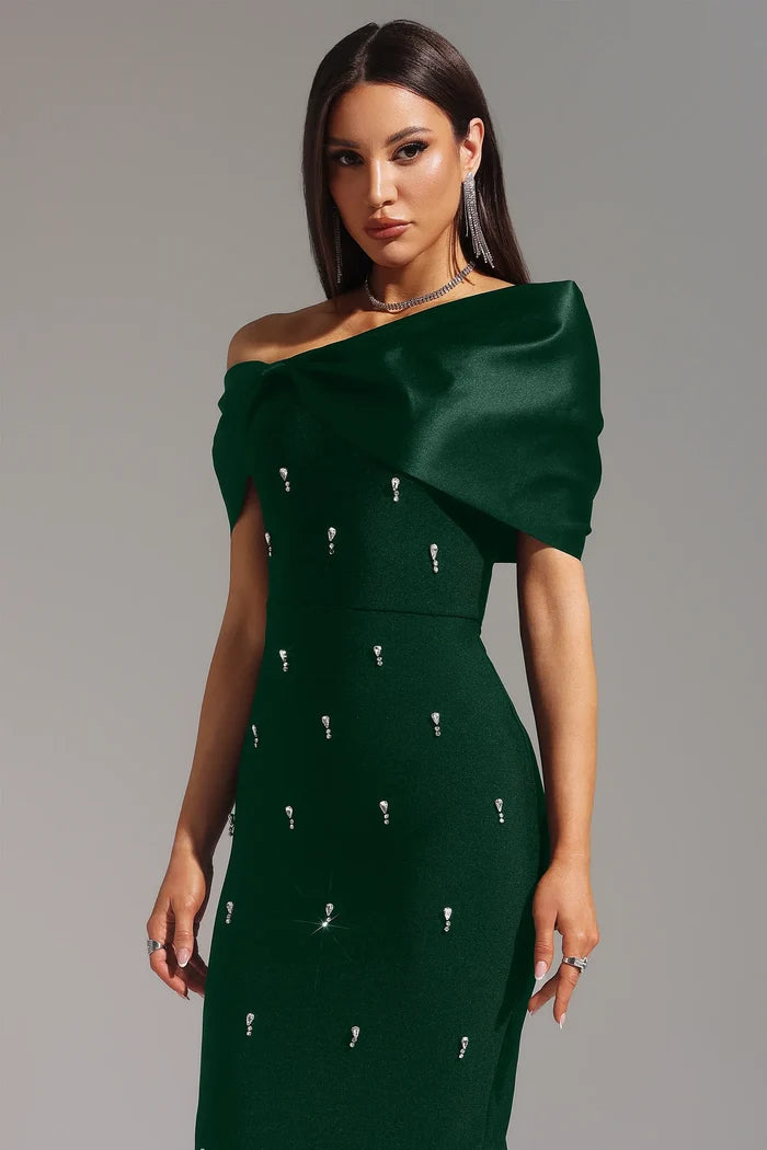 Vivienne Diamond Bow Bandage Dress
