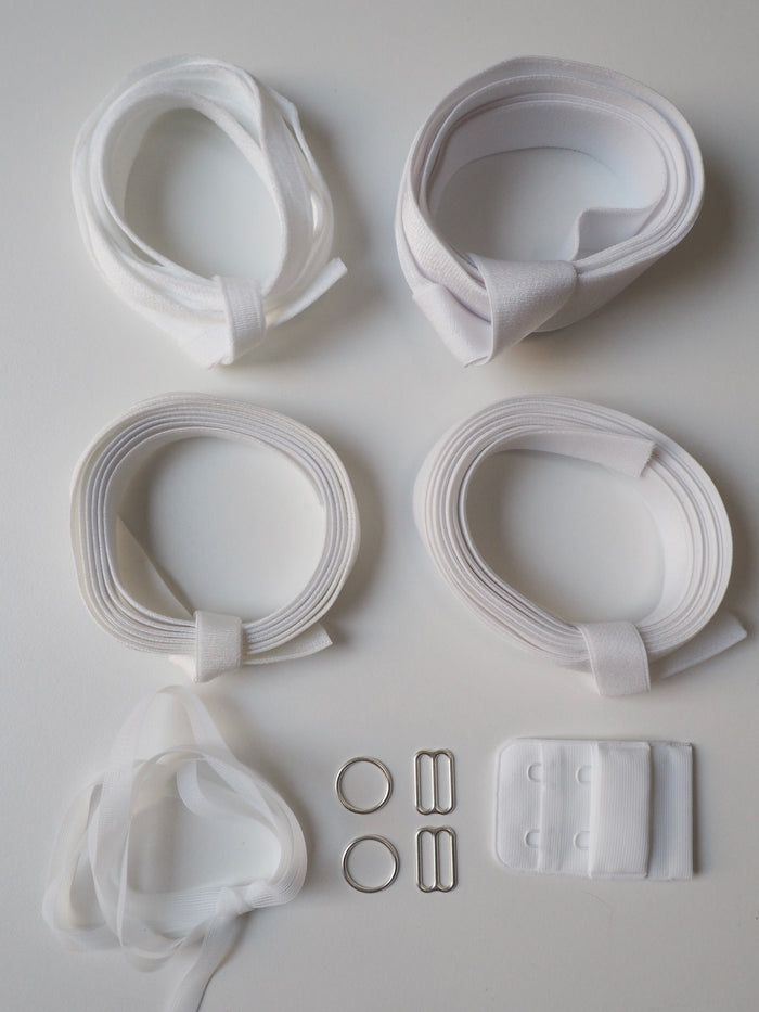 White Bra Supplies Kit
