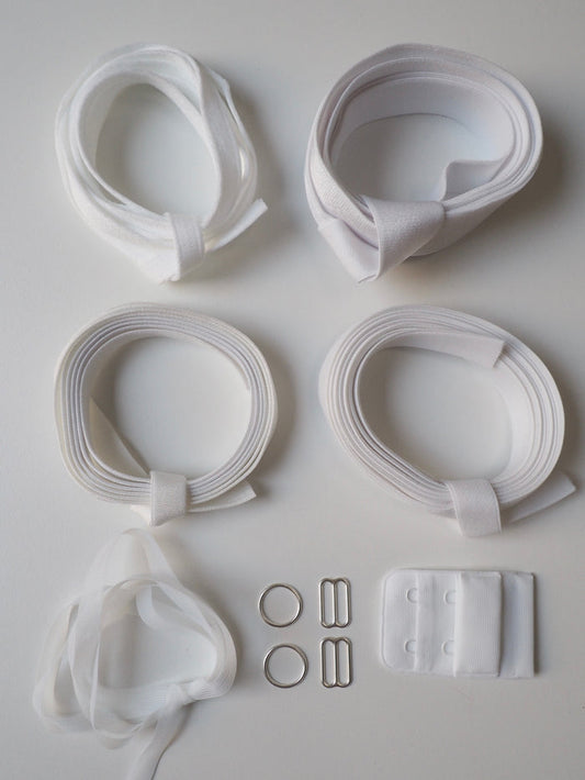 White Bra Supplies Kit
