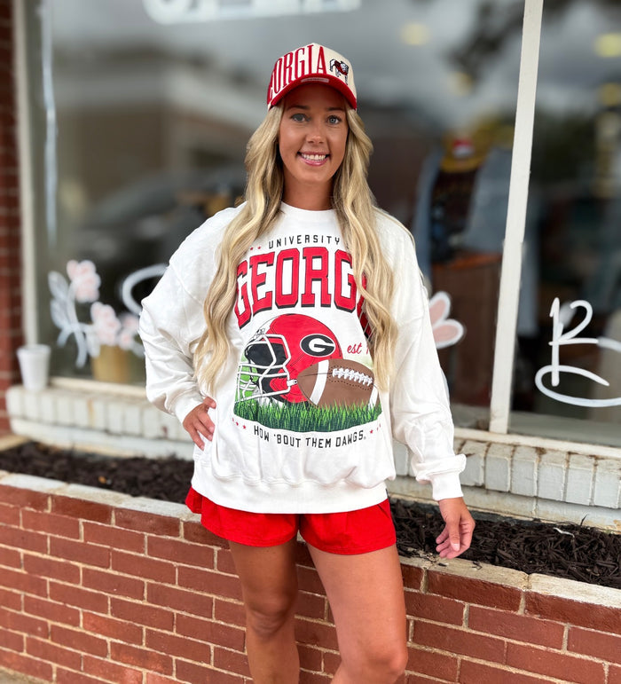 White Georgia Sweatshirt