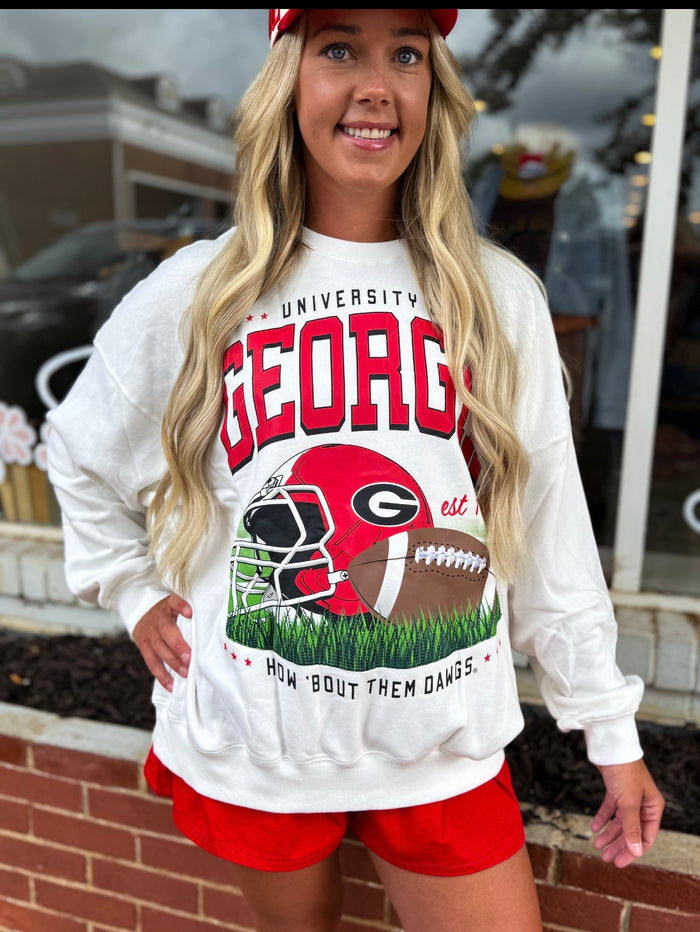 White Georgia Sweatshirt