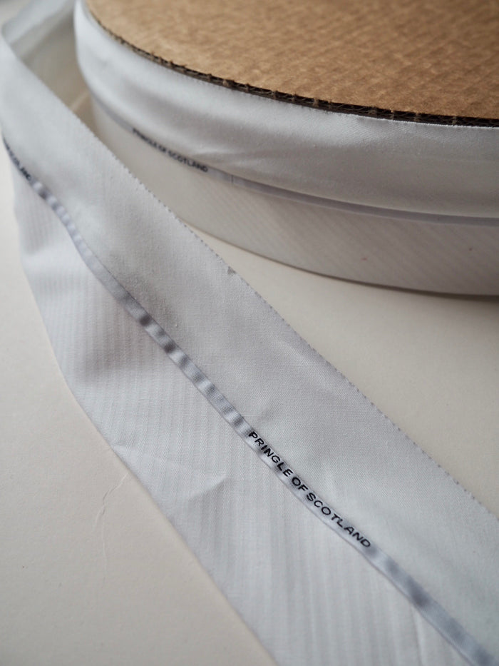 White Pringle Tailors Waistbanding