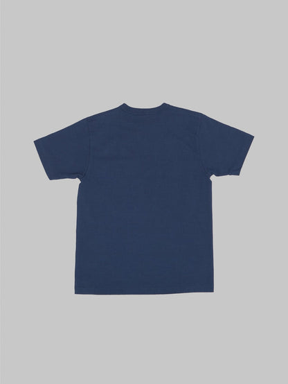 whitesville heavyweight pocket tshirt navy back