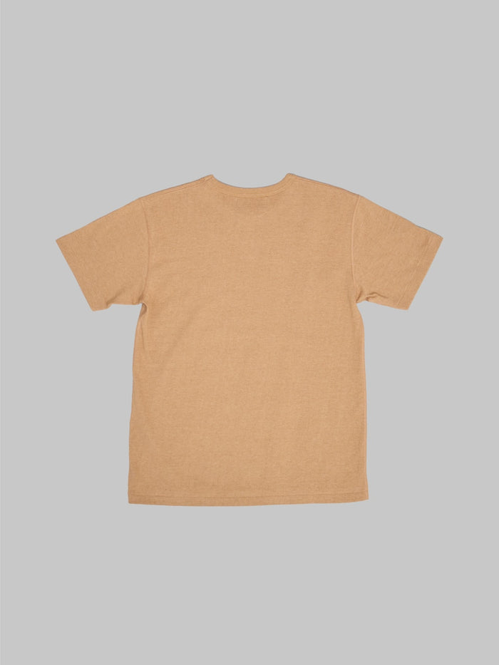 wonder looper foxfibre cotton tsuriami crewneck tshirt coyote back