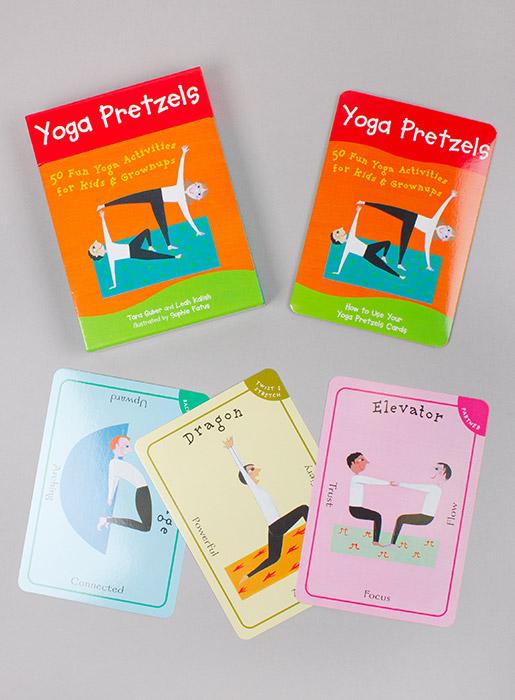 Barefoot Books Toy Yoga Pretzels Activity Cards