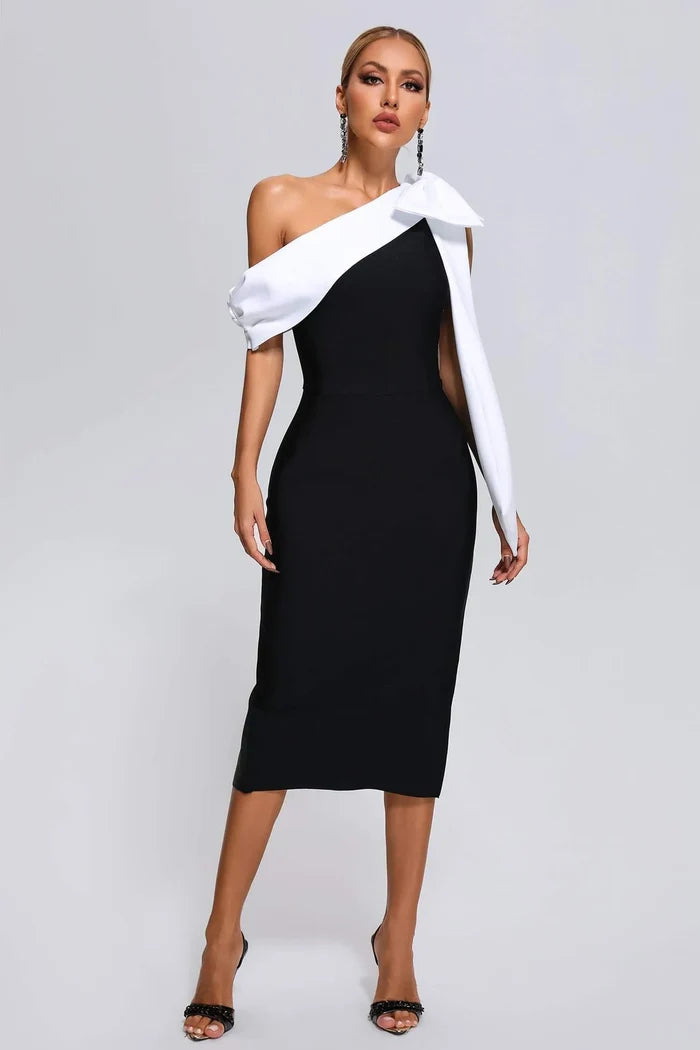 Zita Off Shoulder Party Dress
